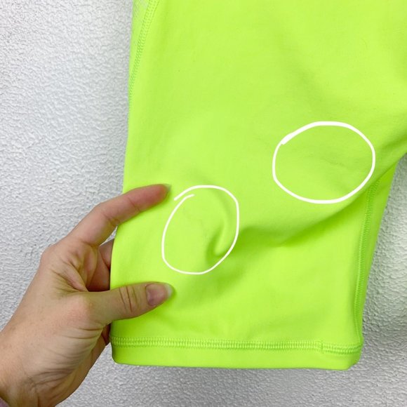 Athleta | Stay Fly 9" Short Neon Yellow / Green - Picture 10 of 11